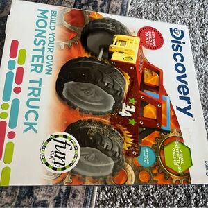 Discovery Build Your Own Monster Truck Toy - Red & Yellow